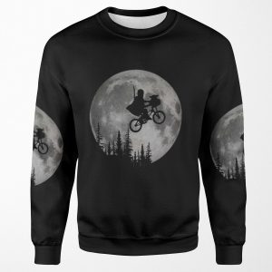Across The Moon With The Child All-over-print Unisex Sweatshirt