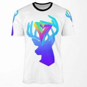 Acrylic Deer Ode To Neon All-over-print T-shirt