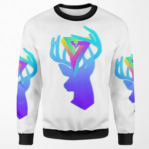 Acrylic Deer Ode To Neon All-over-print Unisex Sweatshirt