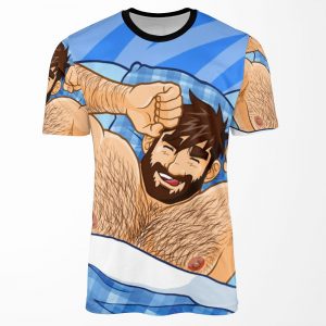 Adam Likes Bedtime All-over-print T-shirt