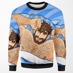 Adam Likes Bedtime All-over-print Unisex Sweatshirt