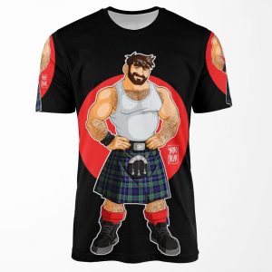 Adam Likes Kilts All-over-print T-shirt