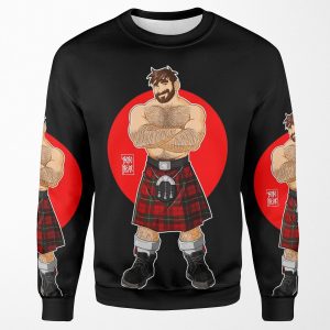 Adam Likes Kilts Shirtless All-over-print Unisex Sweatshirt