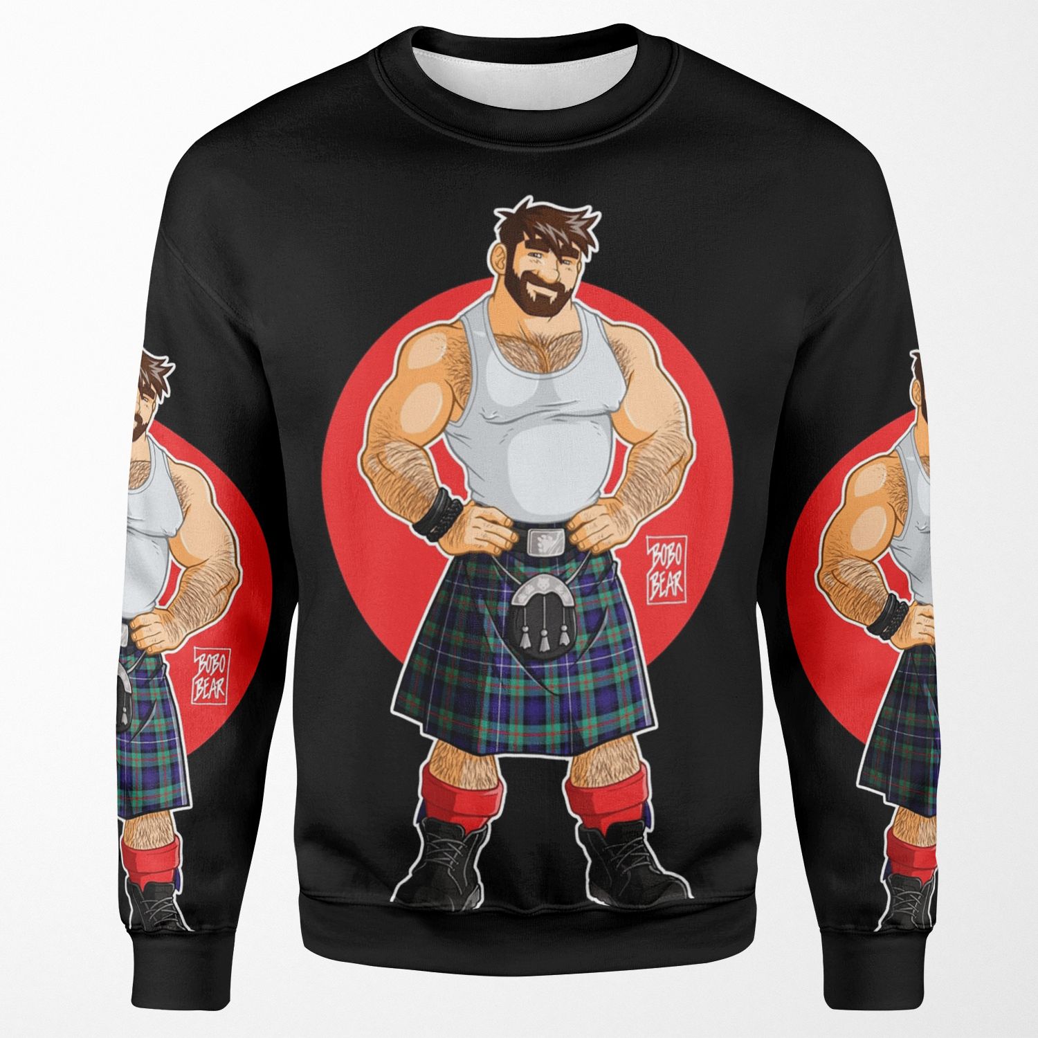 Adam Likes Kilts All-over-print Unisex Sweatshirt