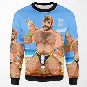 Adam Likes Sun Lotion All-over-print Unisex Sweatshirt