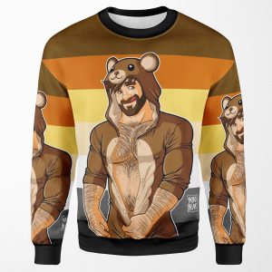 Adam Likes Teddy Bears Bear Pride All-over-print Unisex Sweatshirt