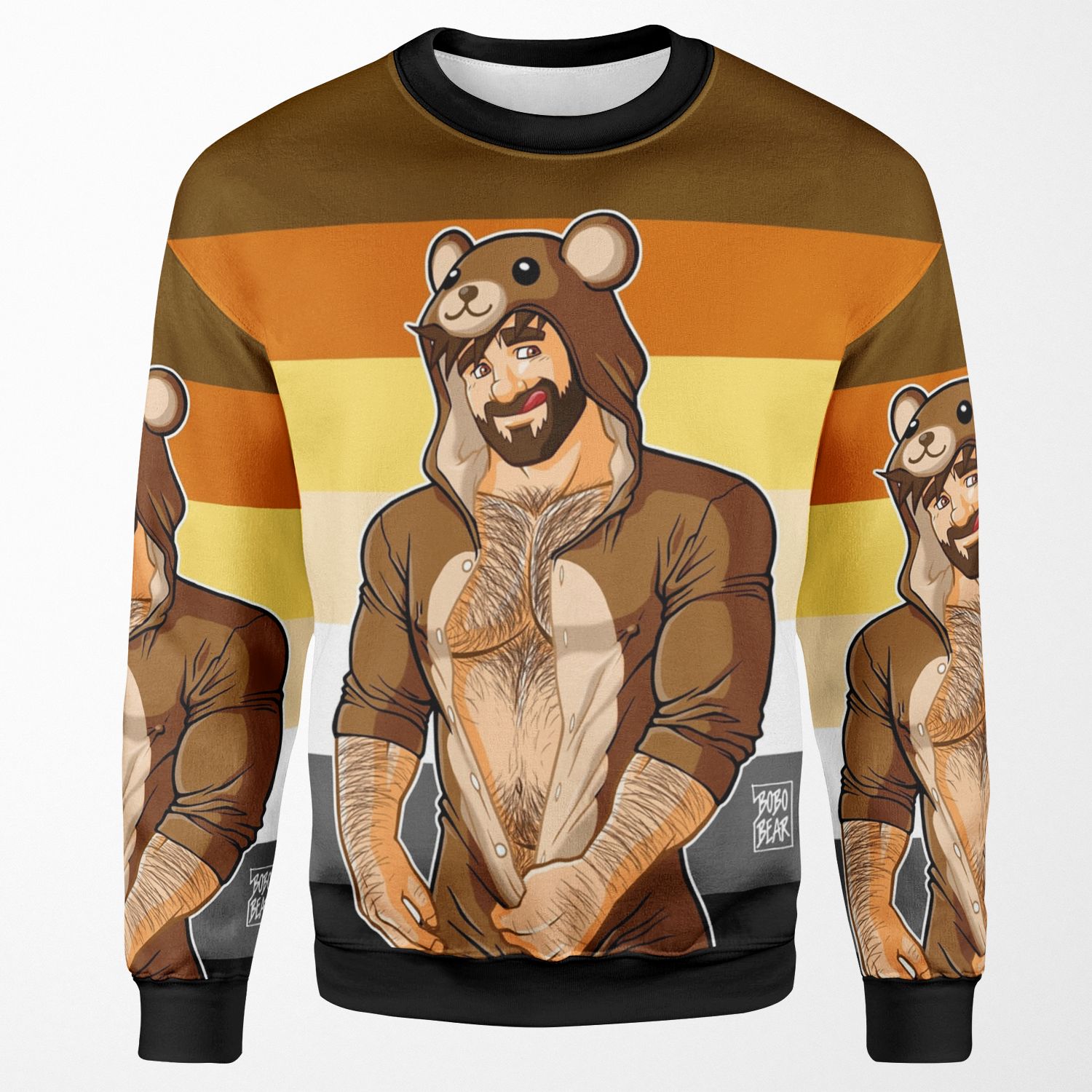 Adam Likes Teddy Bears Bear Pride All-over-print Unisex Sweatshirt