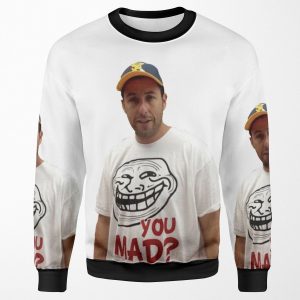 Adam Sandler Wearing A U Mad T Shrit All-over-print Unisex Sweatshirt