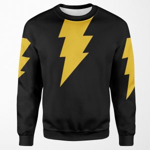 Adam Shazam Black All-over-print Unisex Sweatshirt