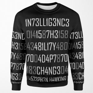 Adapt Or Die Encoded Reversed All-over-print Unisex Sweatshirt