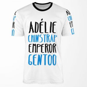 Adelie Chinstrap Emperor Gentoo All-over-print T-shirt