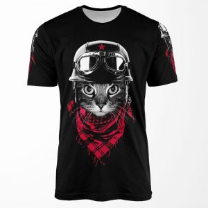 Adventurer Cat All-over-print T-shirt