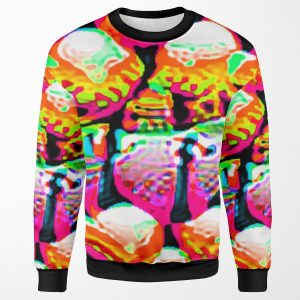 Adversarial Anti Facial Recognition Invisibility Camouflage All-over-print Unisex Sweatshirt