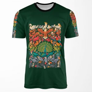 Aerial Spectrum Green All-over-print T-shirt