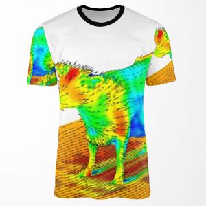 Aerodynamics Of A Cow All-over-print T-shirt