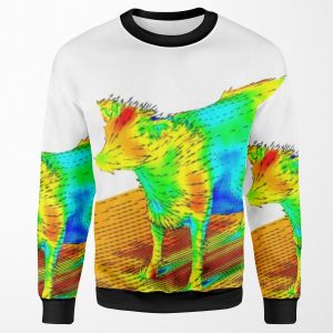 Aerodynamics Of A Cow All-over-print Unisex Sweatshirt
