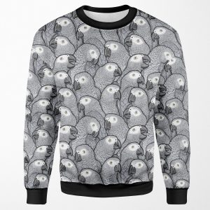 African Grey Parrots All-over-print Unisex Sweatshirt