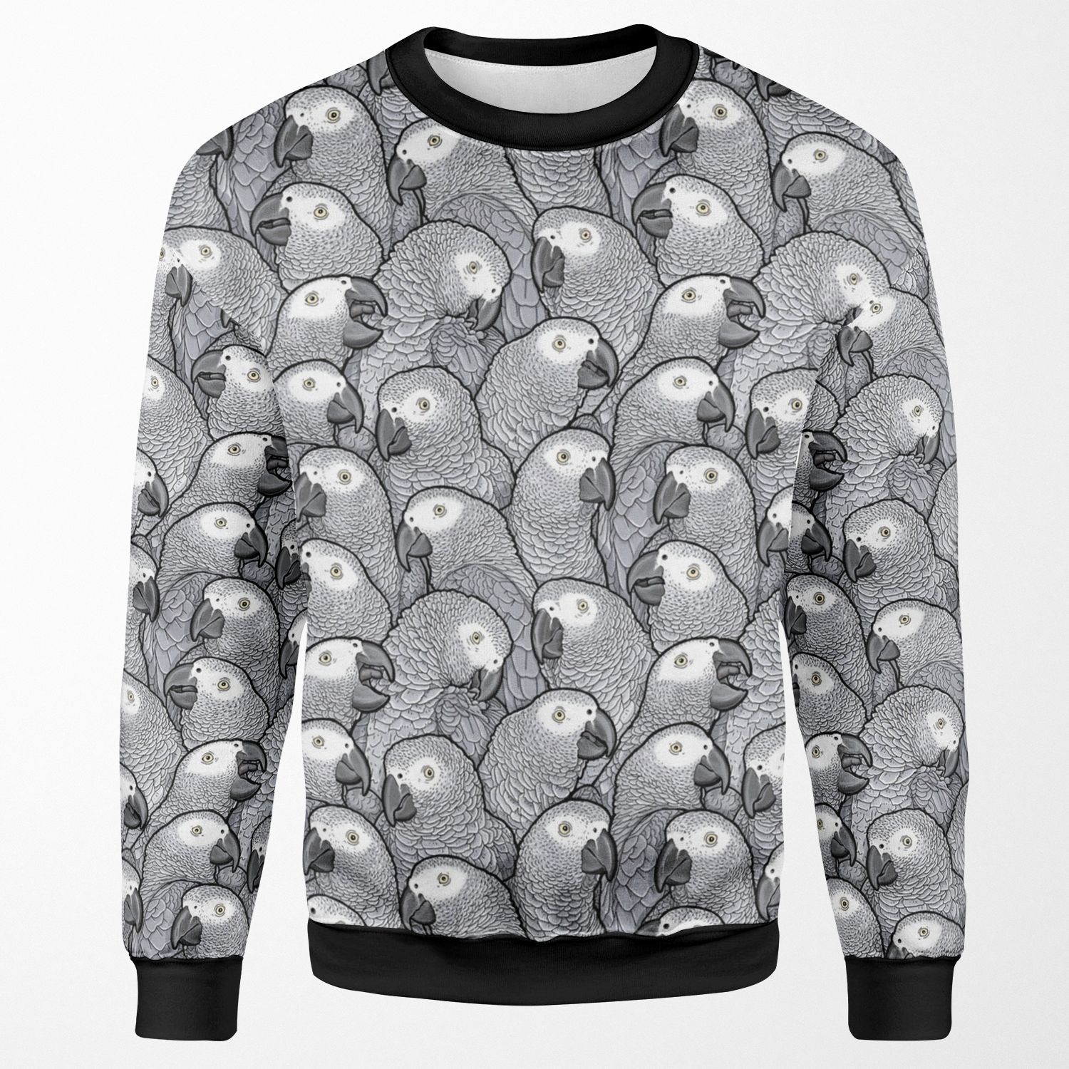 African Grey Parrots All-over-print Unisex Sweatshirt