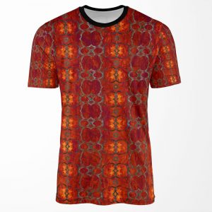African Horn Stripe Bold Colors All-over-print T-shirt