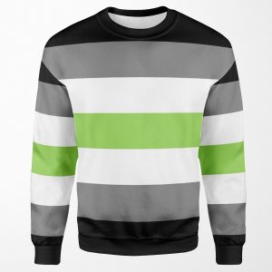 Agender Flag All-over-print Unisex Sweatshirt