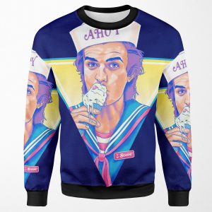 Ahoy Stranger Things Steve Harrington All-over-print Unisex Sweatshirt