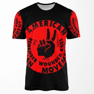 Aim American Indian Movement All-over-print T-shirt
