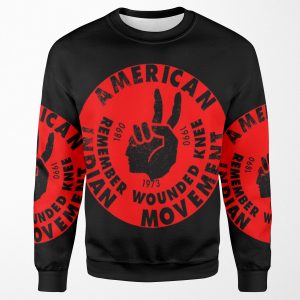 Aim American Indian Movement All-over-print Unisex Sweatshirt