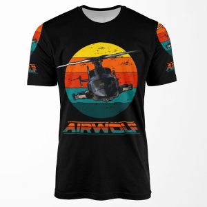 Airwolf Sunset 1980S Retro Classic All-over-print T-shirt