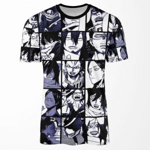 Aizawa Shota Collage All-over-print T-shirt