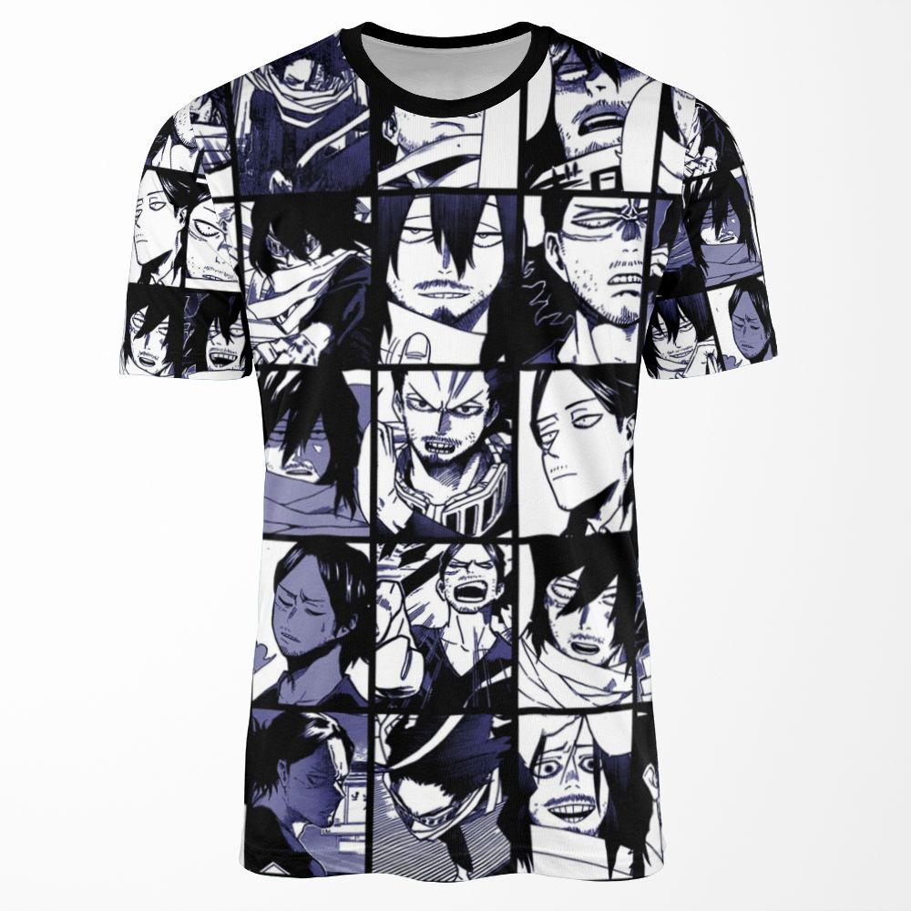 Aizawa Shota Collage All-over-print T-shirt