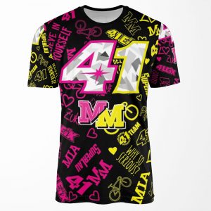 Aleix Espargaro Number 41 All-over-print T-shirt