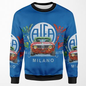Alfa Romeo Gta Sprint All-over-print Unisex Sweatshirt