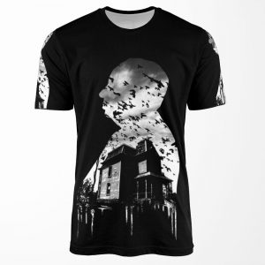Alfred Hitchcock Collage All-over-print T-shirt