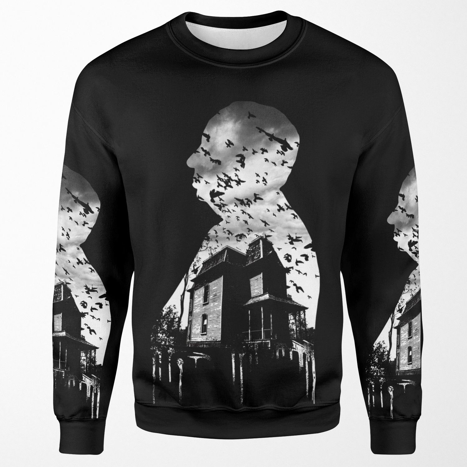 Alfred Hitchcock Collage All-over-print Unisex Sweatshirt