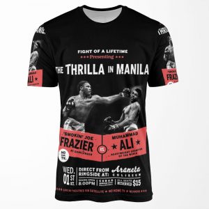 Ali Vs Frazier Thrilla In Manila All-over-print T-shirt
