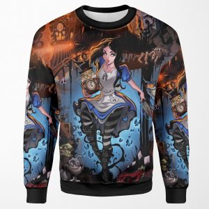 Alice In Wonderland All-over-print Unisex Sweatshirt
