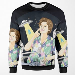 Alien Abduction Ms Rafferty All-over-print Unisex Sweatshirt