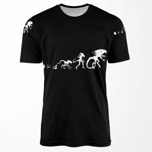 Alien Evolution All-over-print T-shirt