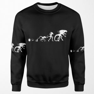 Alien Evolution All-over-print Unisex Sweatshirt