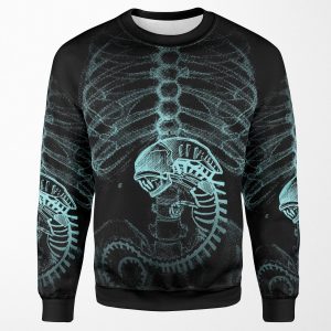 Alien Radiography X Ray All-over-print Unisex Sweatshirt