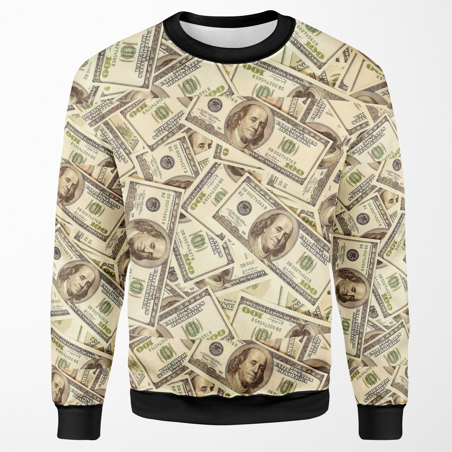 All About The Benjamins All-over-print Unisex Sweatshirt