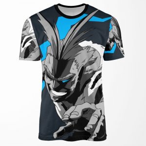 All Might My Hero Academia Grayscale All-over-print T-shirt