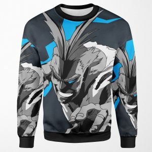 All Might My Hero Academia Grayscale All-over-print Unisex Sweatshirt