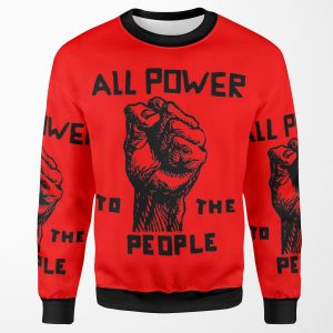 All Power To The People All-over-print Unisex Sweatshirt