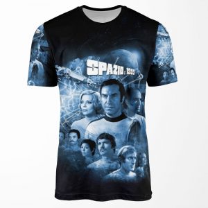 Alphan Blue Moon 1 Spazio 1999 Logo All-over-print T-shirt