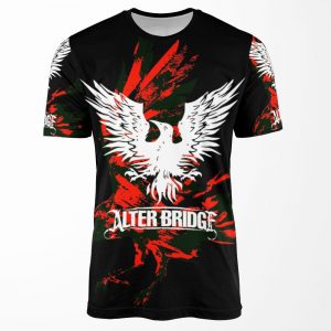 Alter Bridge Blackbird Background All-over-print T-shirt