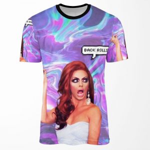 Alyssa Edwards Back Rolls All-over-print T-shirt