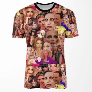 Alyssa Edwards Collage All-over-print T-shirt
