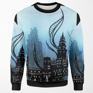 Amaurot Inktober All-over-print Unisex Sweatshirt