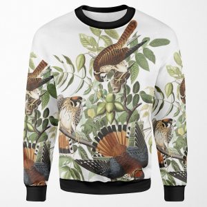 American Kestrel John James Audubon All-over-print Unisex Sweatshirt